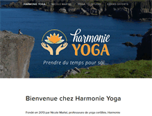 Tablet Screenshot of harmonieyoga.com